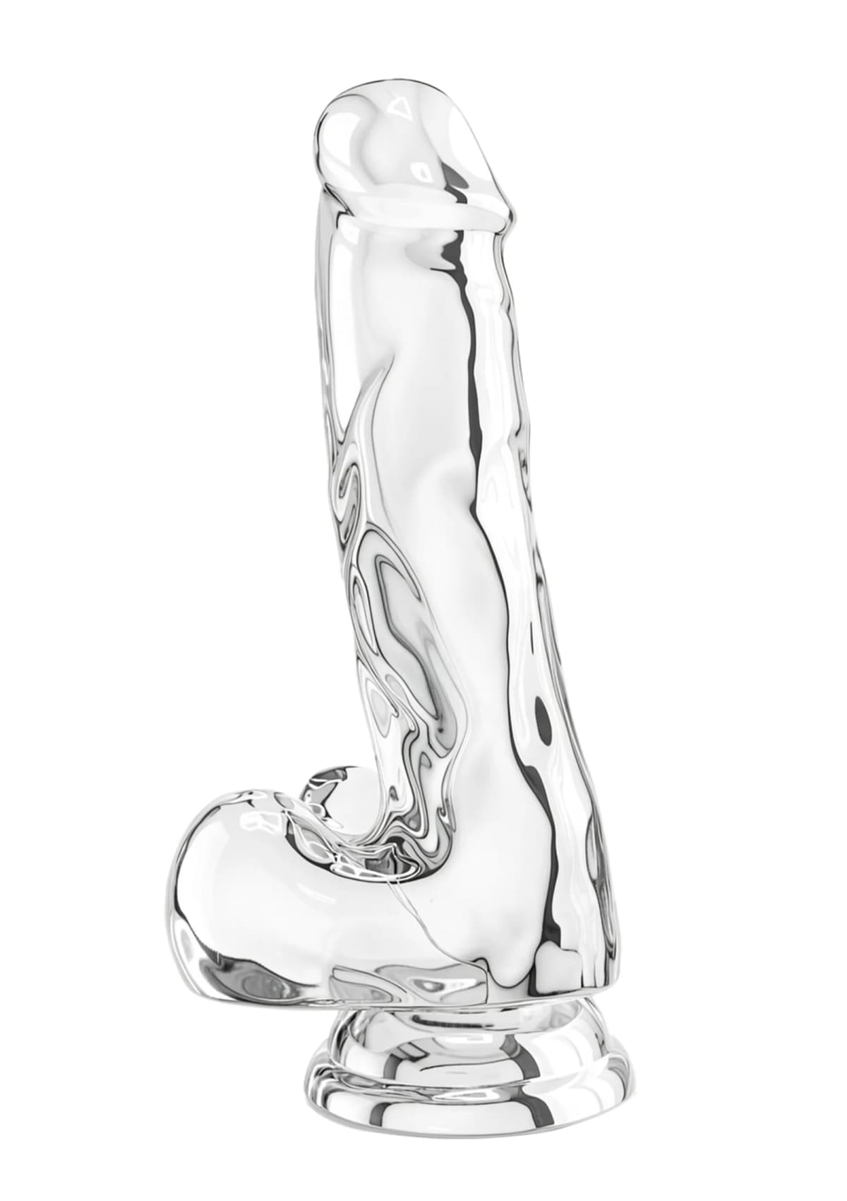 Clear Dildo TPE 16 cm
