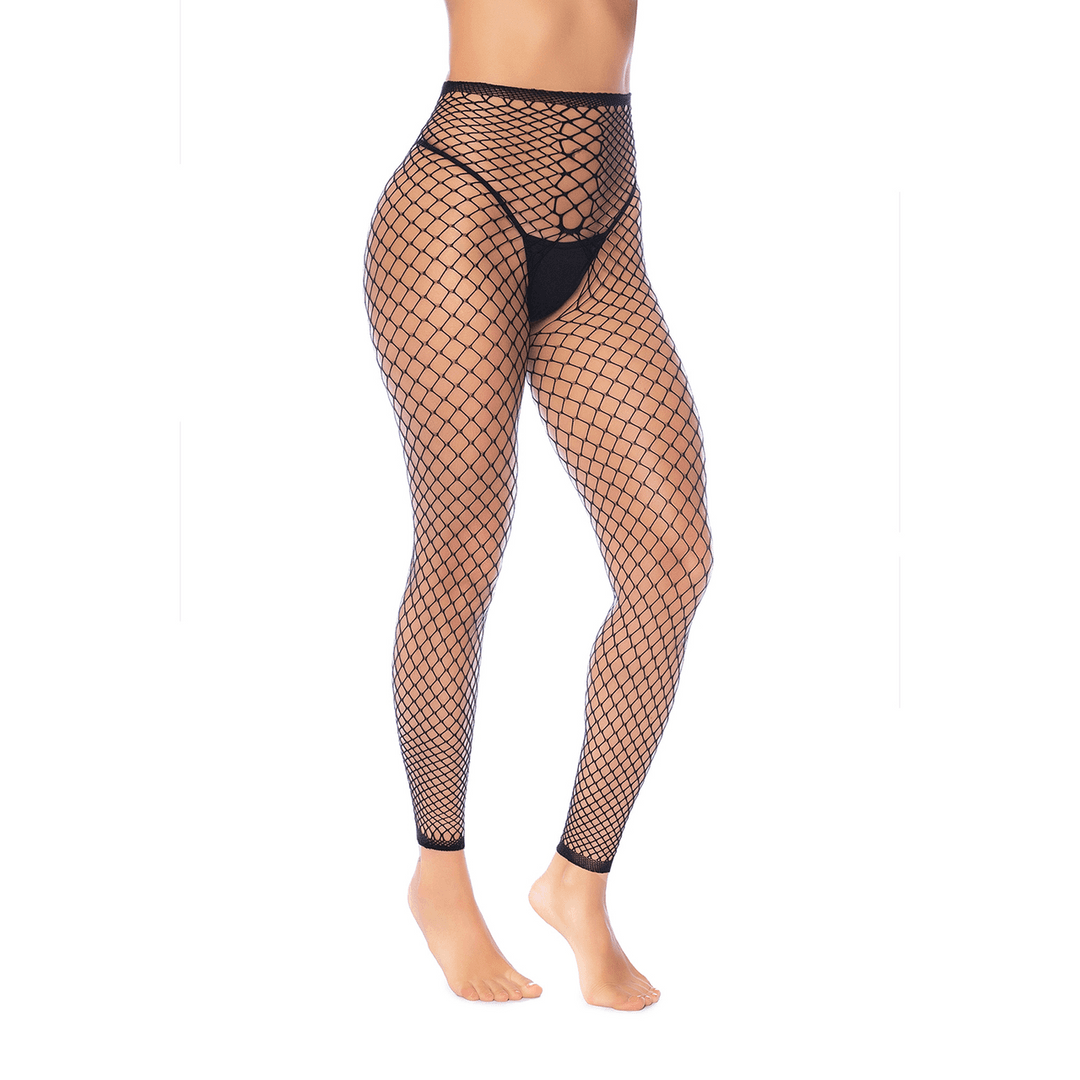 2 in 1 Versatile Top or Bottom Stocking Fence Net - One Size - Black