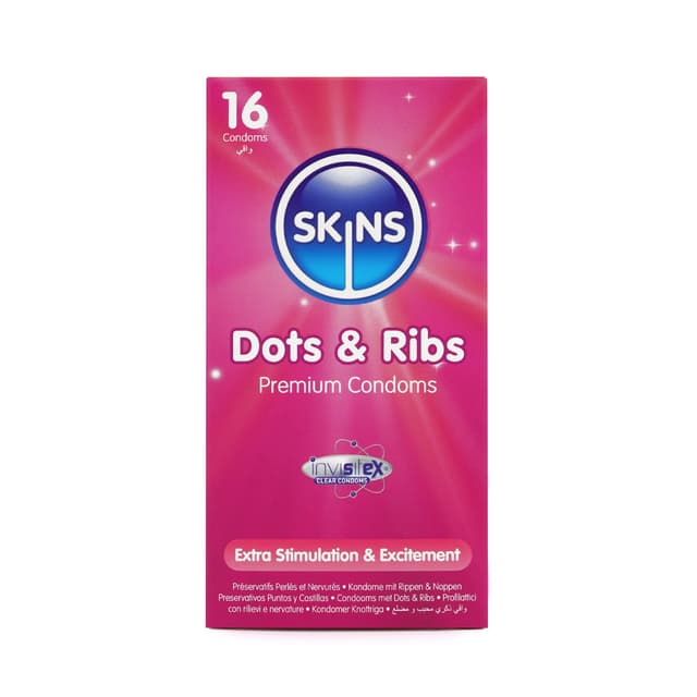 Condoms Dots & Ribs 16 (6-Pack)