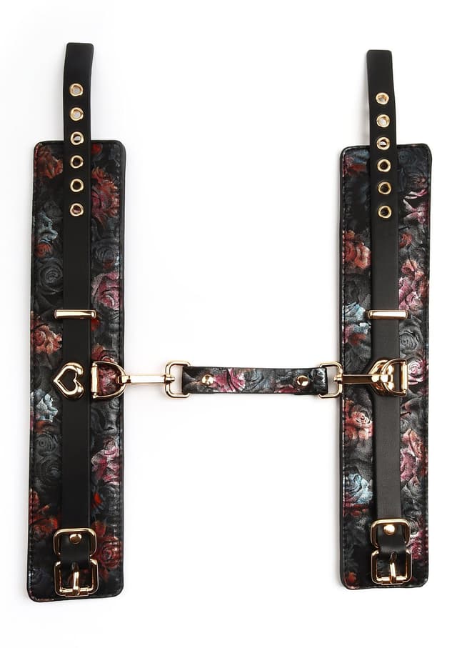 Floral Jacquard Ankle Cuffs
