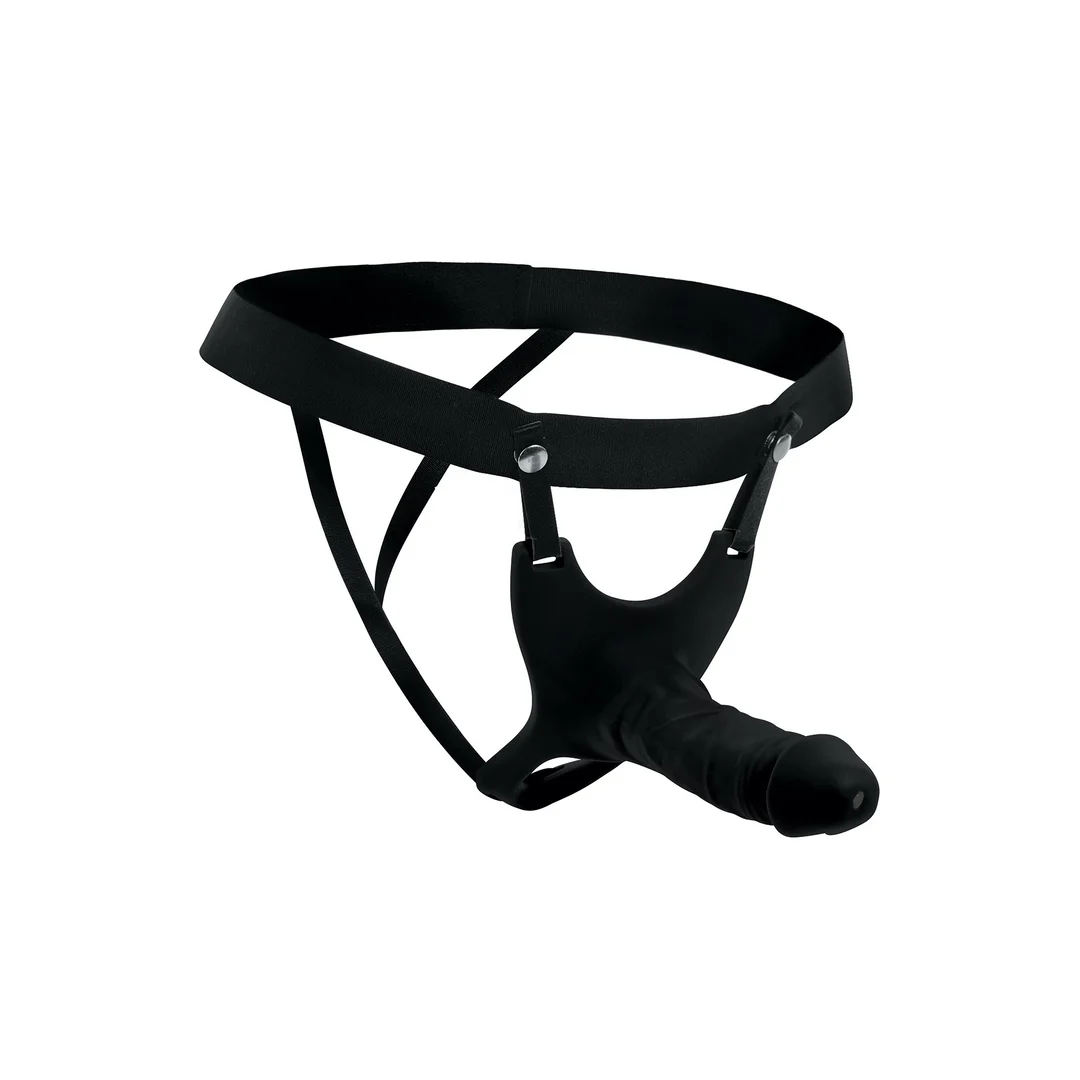 SM - Hollow Silicone Dildo Strap-On