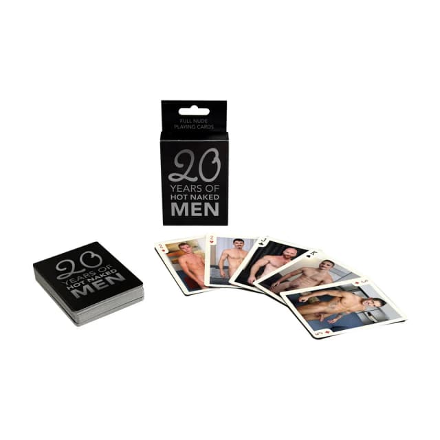 20 Years of Hot Naked Men - Playing Cards