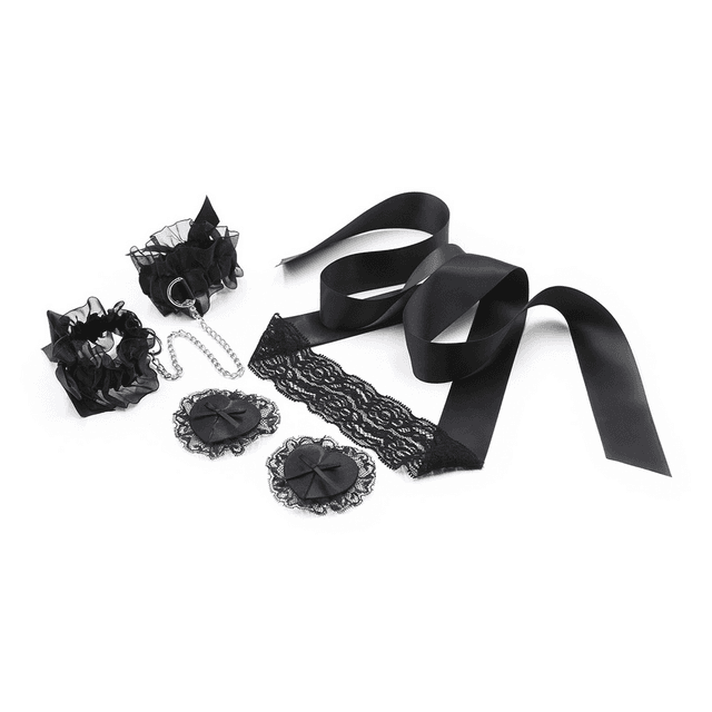 Lace Me Up - Bondage Lacy Set - Black