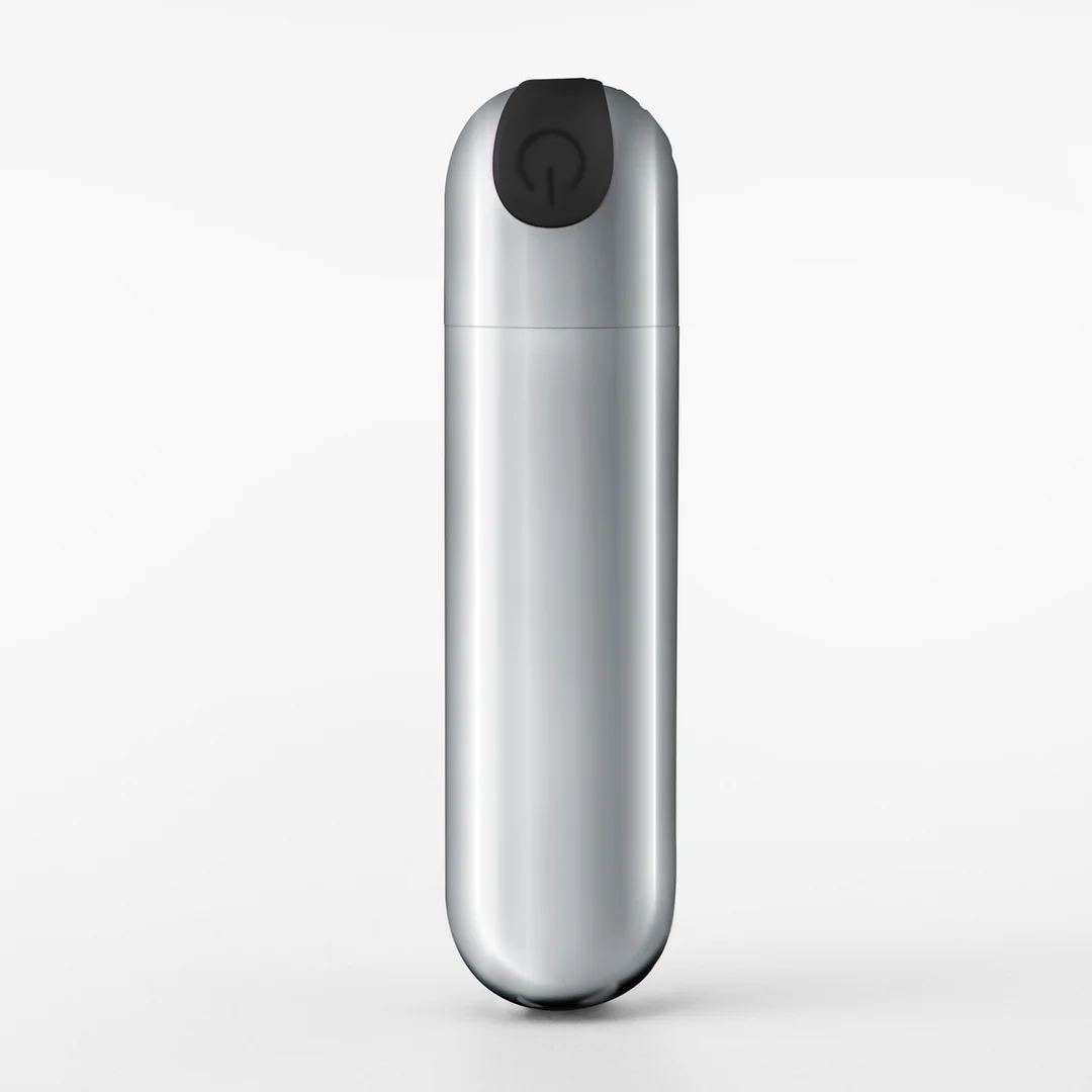 iMoan - Rechargeable Vibrating Bullet - Silver