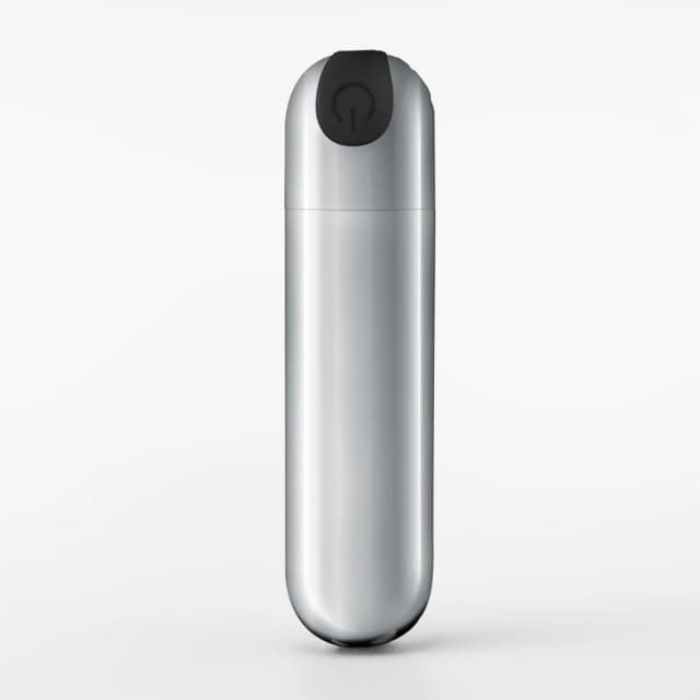 iMoan - Rechargeable Vibrating Bullet - Silver