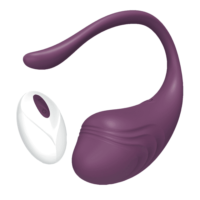 Tamago - Rechargeable Vibrating Egg with Remote Control - Purple