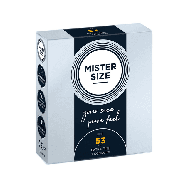 Pure Feel - Condoms 53 mm - 3 Pack