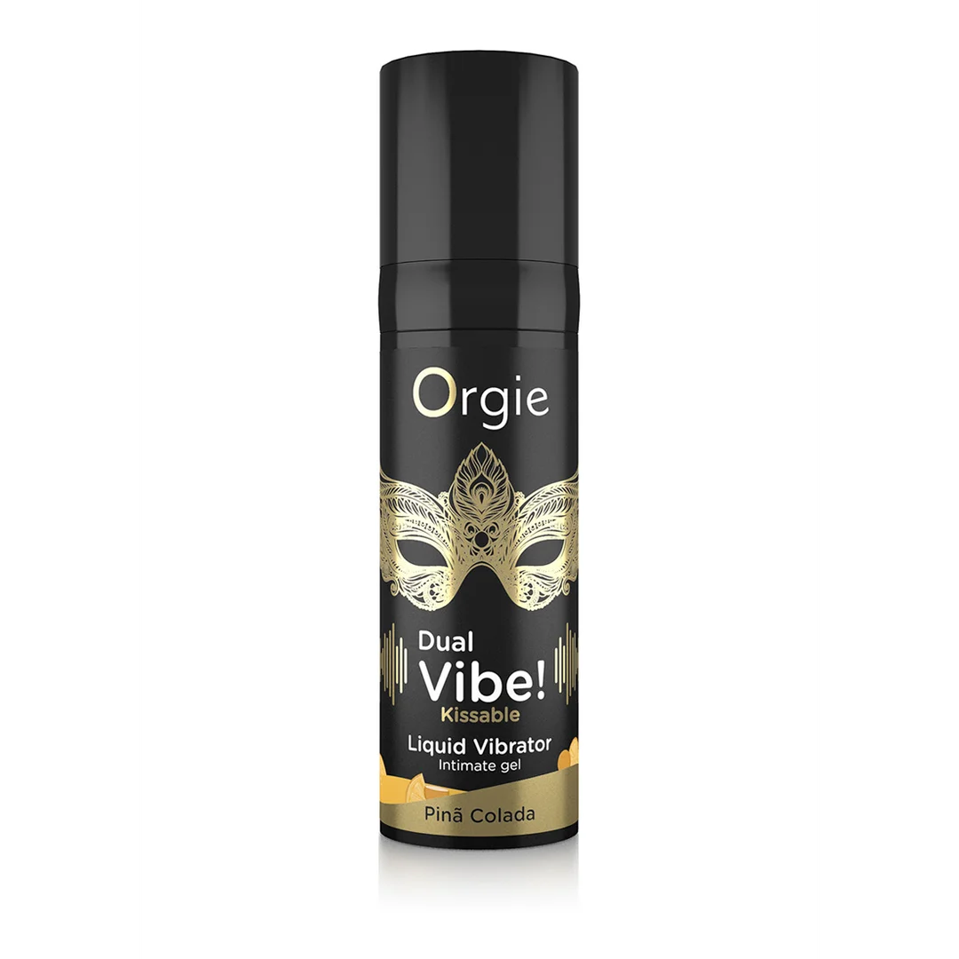 Dual Vibe! Kissable Liquid Vibrator - Pina Colada - 0.5 fl oz / 15 ml