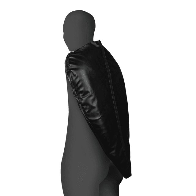 Zip-Up Full Arm and Shoulder Sleeve Restraint - Black