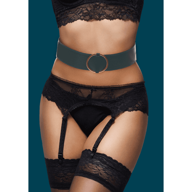 Waist Belt with Bondage Rings - L/XL