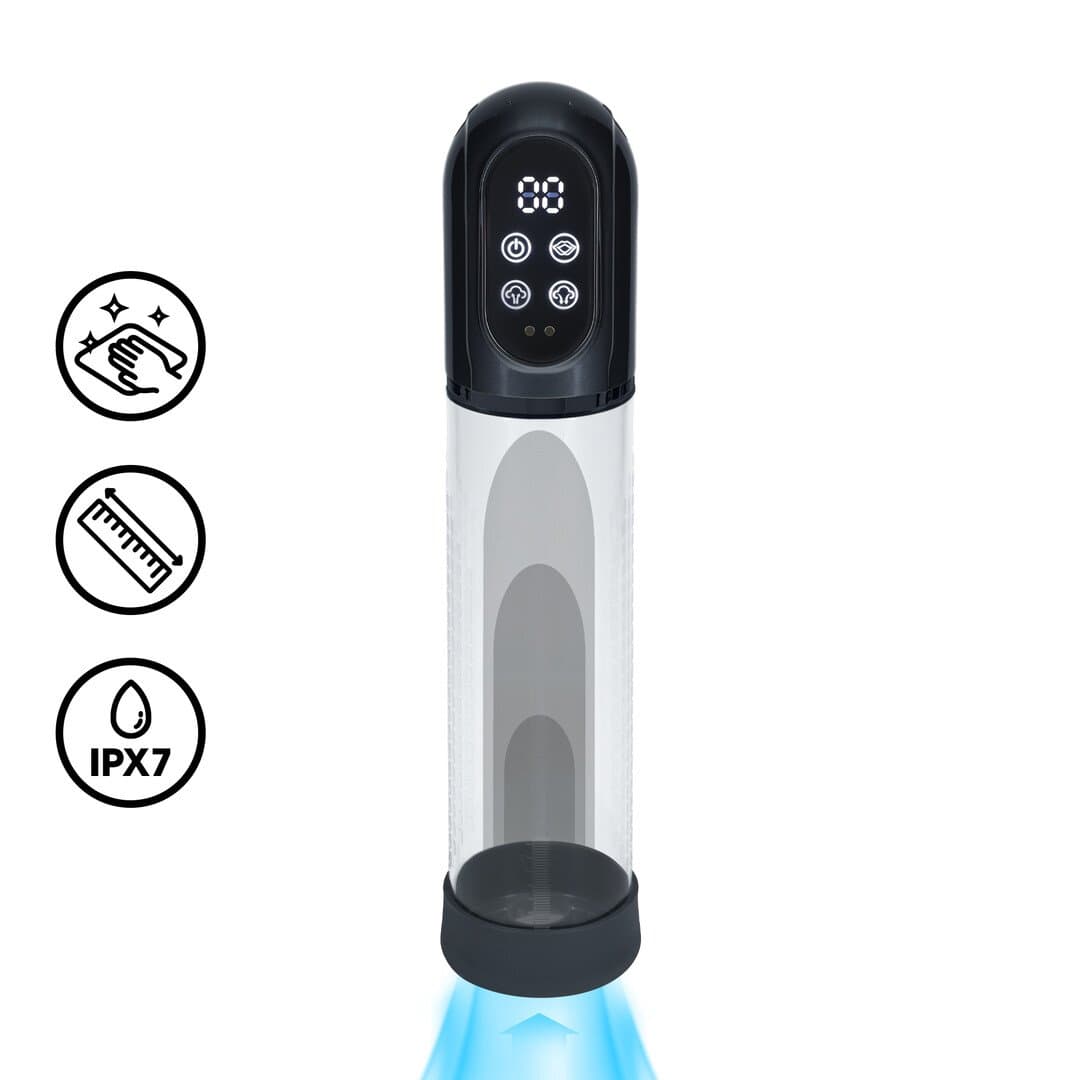 Engage - Automatic Waterproof Penis Pump and Masturbator - Gun Metal