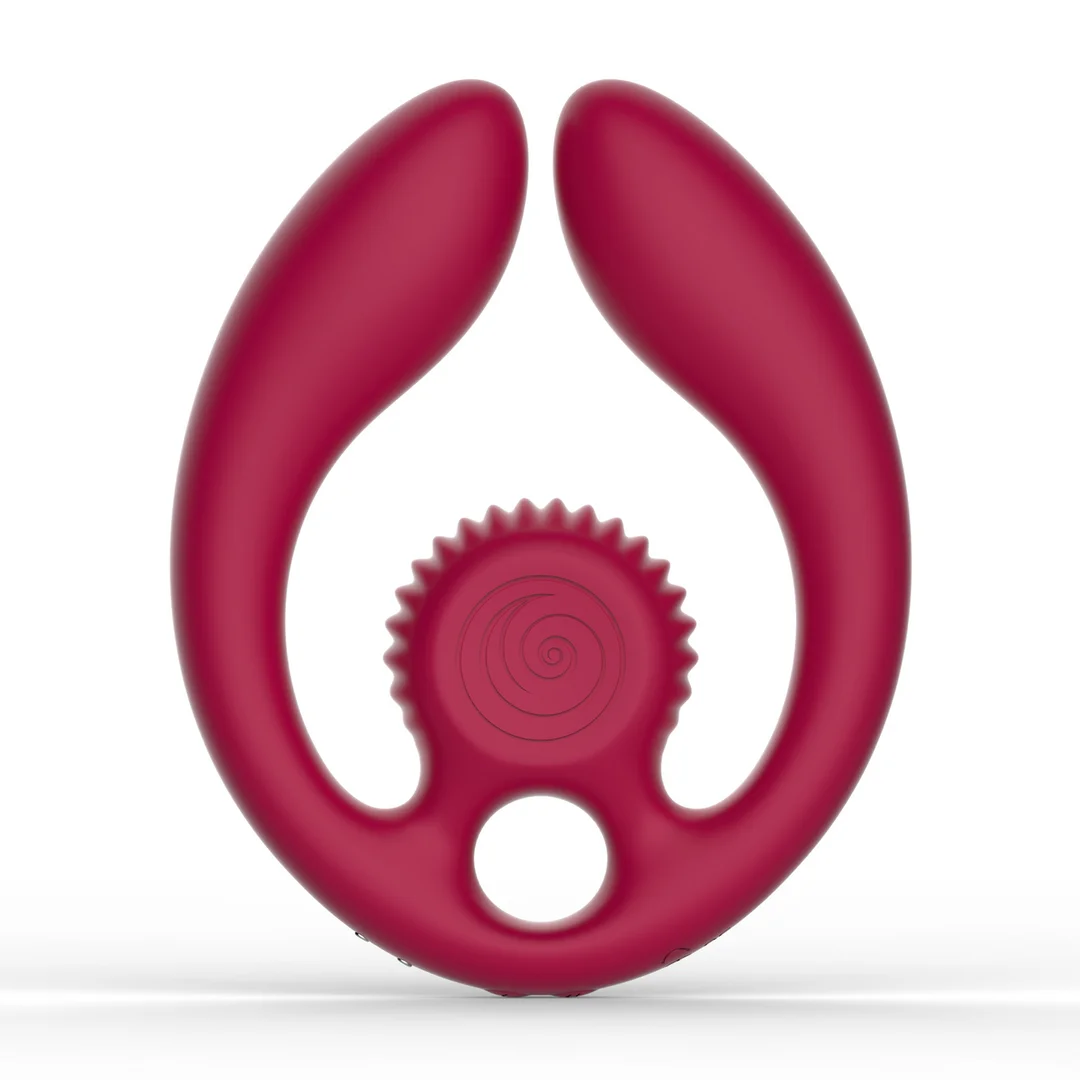 GIZI Duo - Dual Couples Stimulator - Burgundy